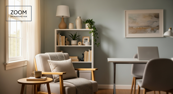 Relaxing Zoom Background - Cozy Corner