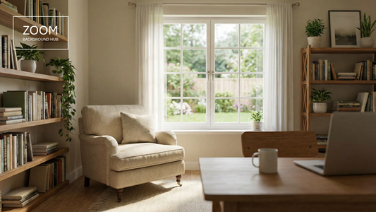 Home Office Zoom Background Image