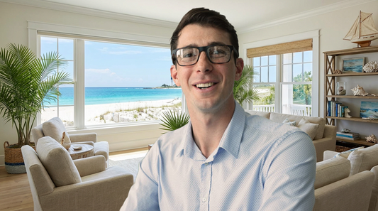 Beach House Zoom Background