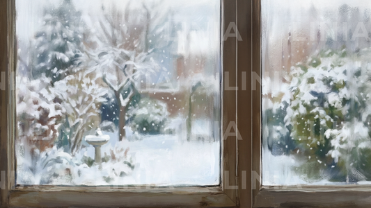 Winter Window Background