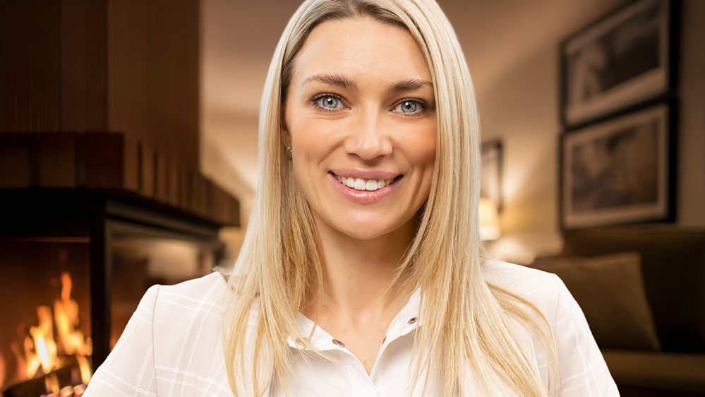 Animated Fireplace Zoom Background