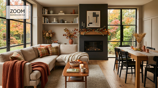 Fall Virtual Background - Fall Decor Interior