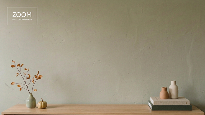 Simple Green Wall Background - for Zoom and Virtual Meetings
