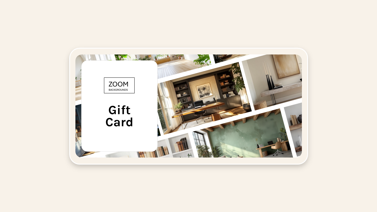 Zoom Card Computer Zoom Background Hub Gift Card