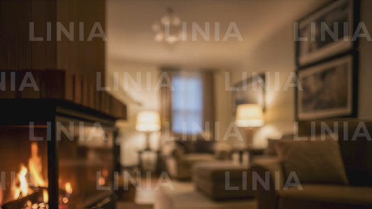 Animated Fireplace Zoom Background
